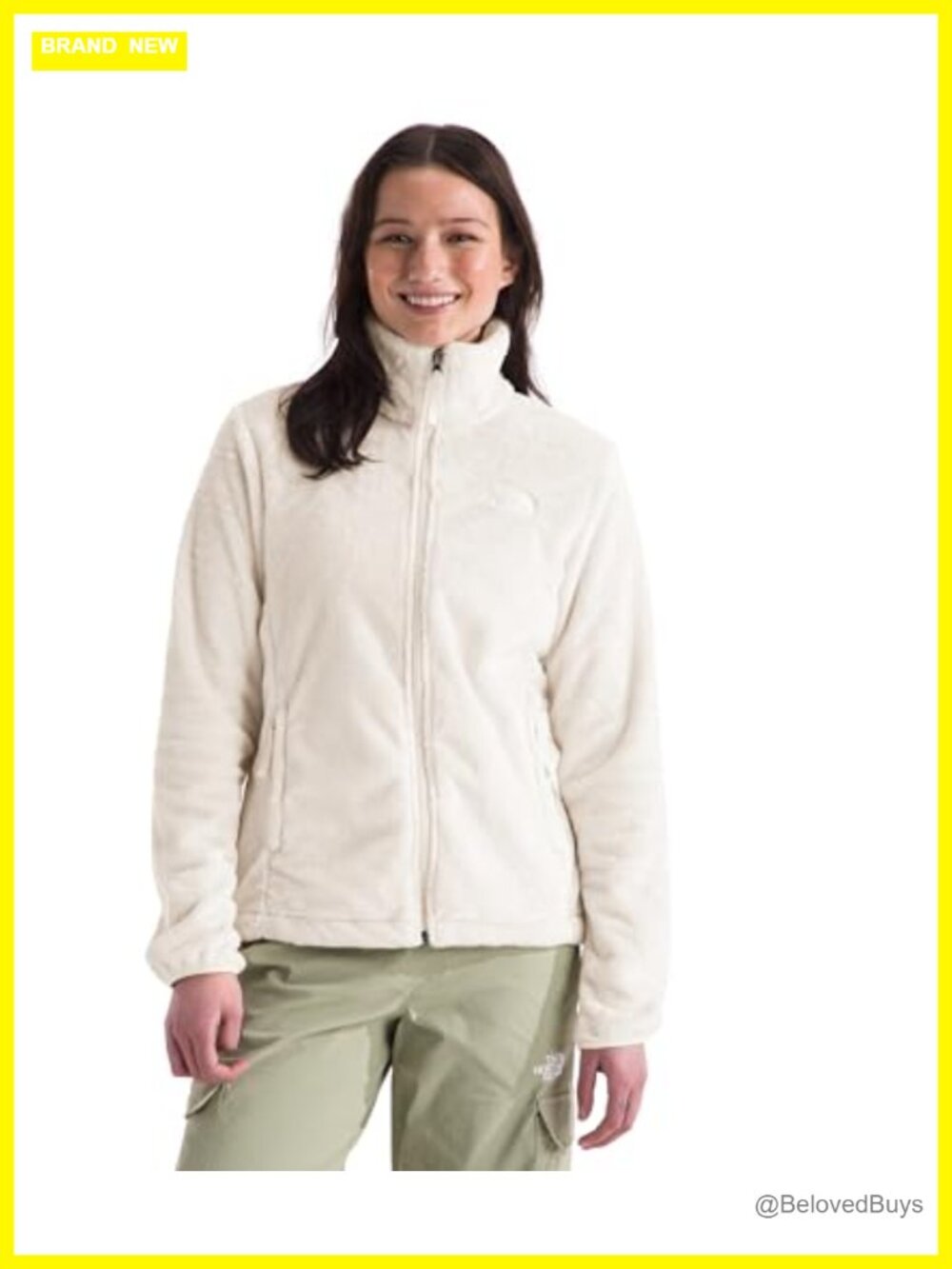 Plus Size Osito Fleece Jacket Full Zip Soft Recycled Polyester